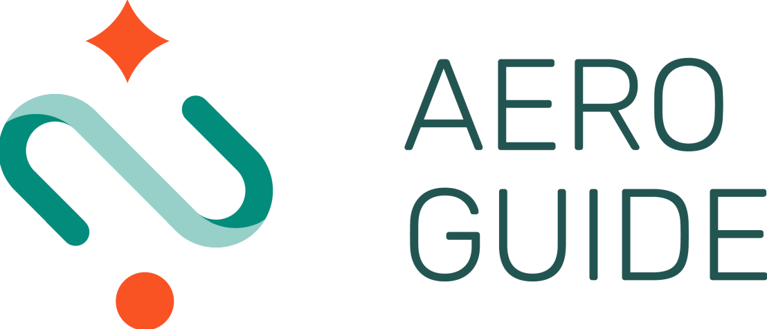 Enlarged view: aeroguide logo