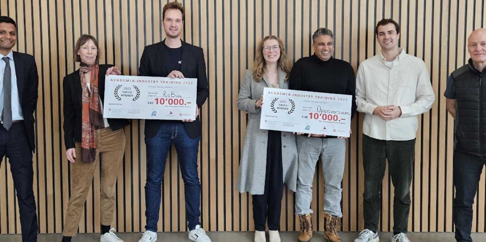 RoBoa wins Grant worth CHF 10,000 at the AIT India-Swiss Camp 2024 ...