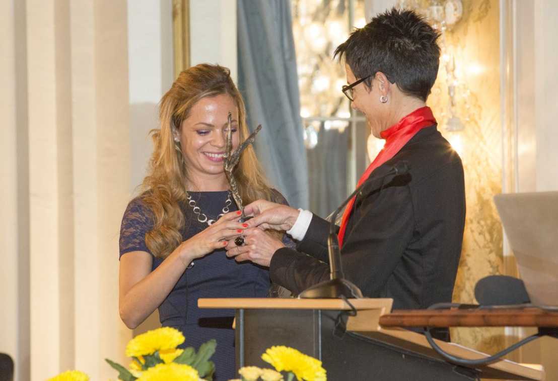 Margarita Chli receives the Zonta Prize